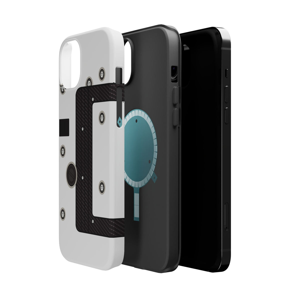 White K Series Engine Phone Case