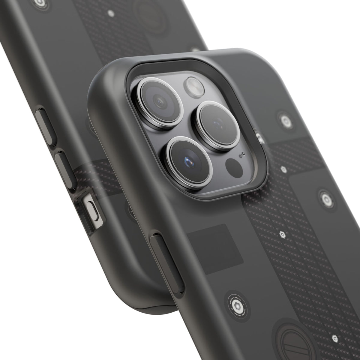 Black K Series Engine Phone Case