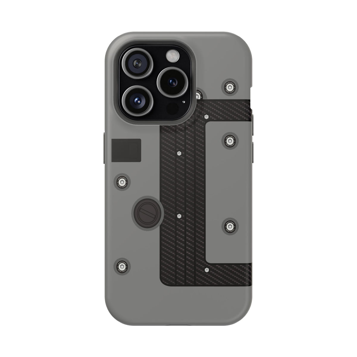 Gray K Series Engine Phone Case