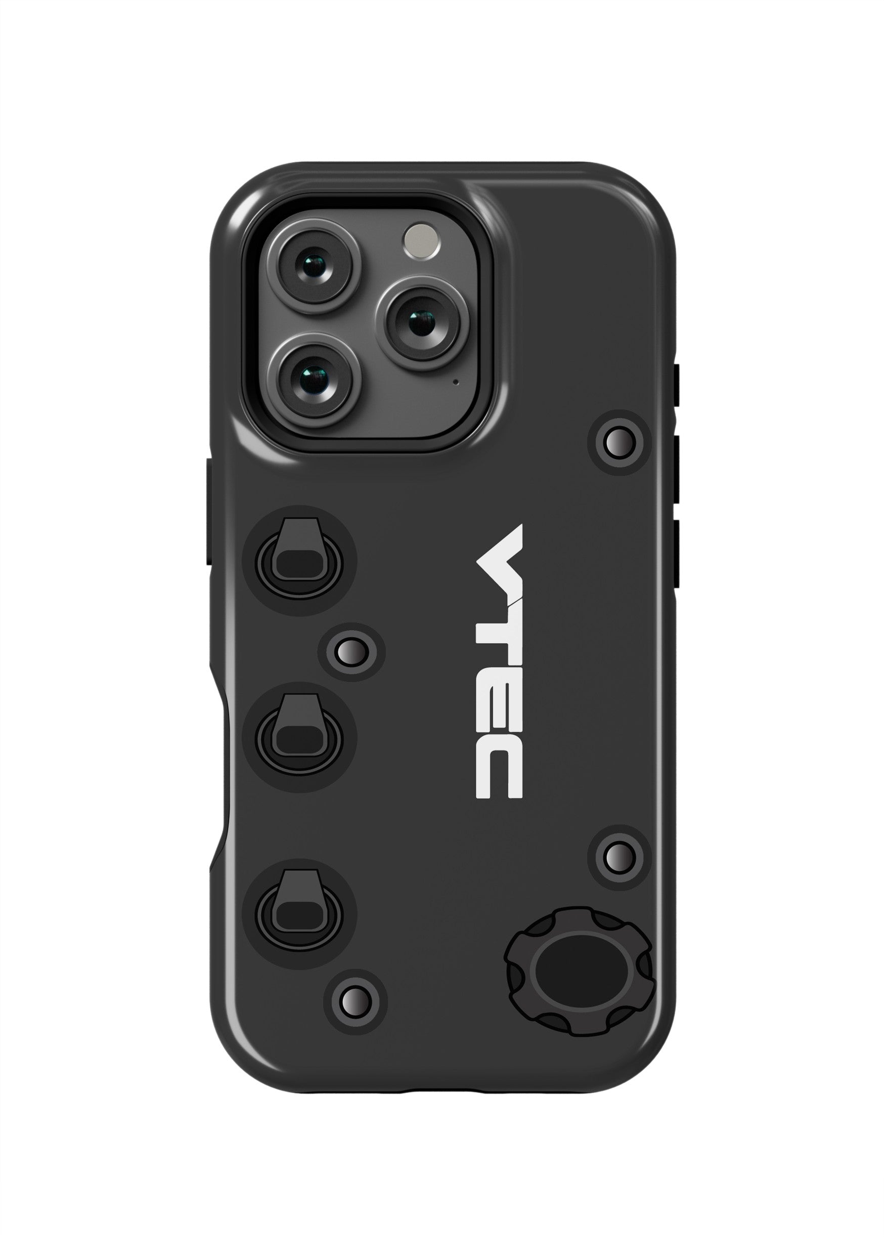 Durable D Series automotive phone case for car enthusiasts