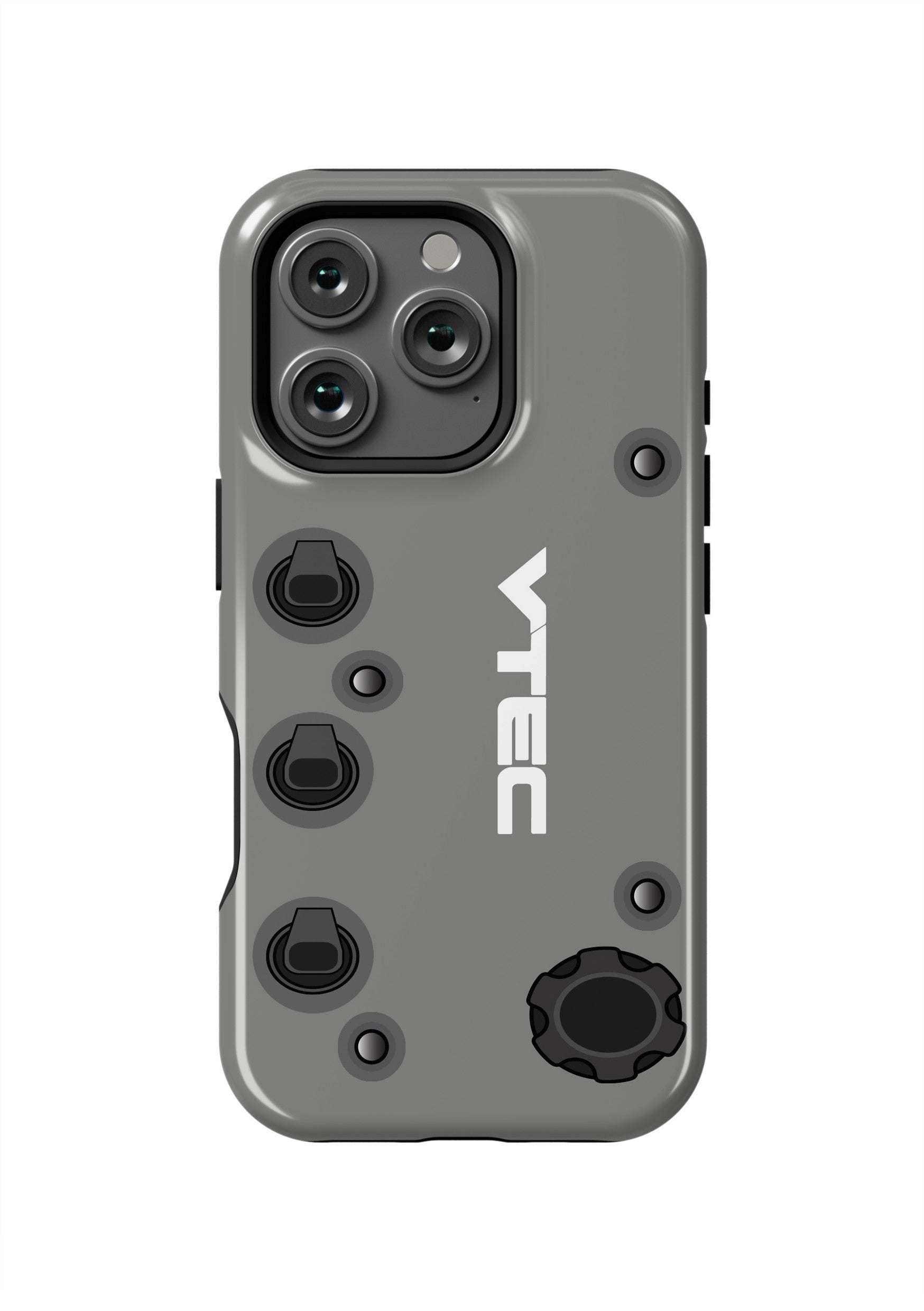 Durable D Series automotive phone case for car enthusiasts