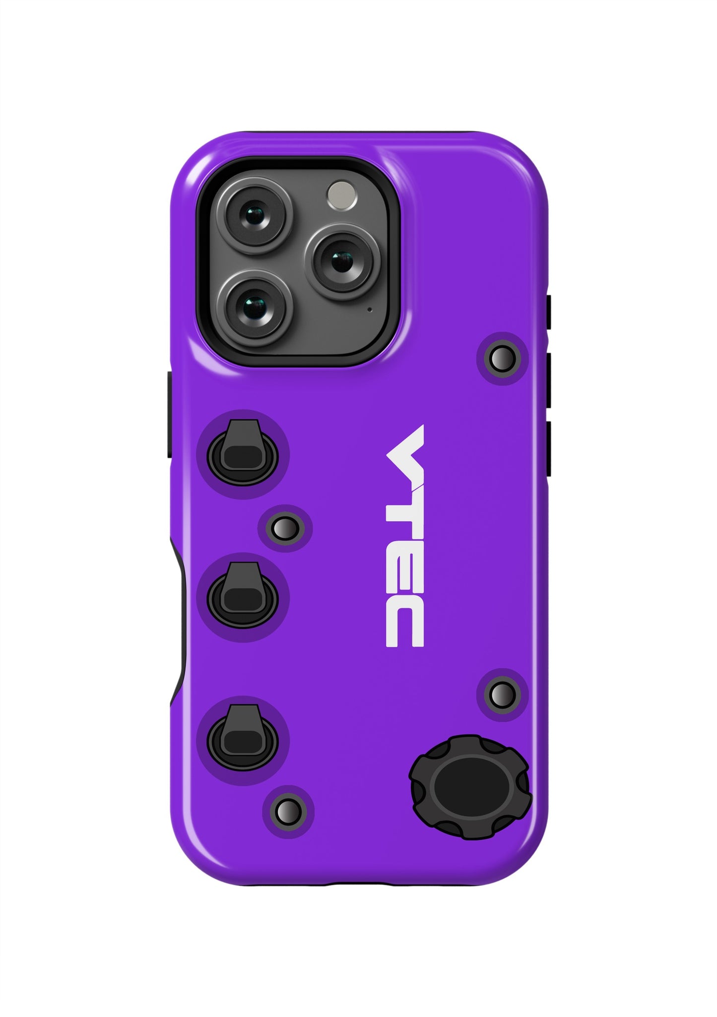Durable D Series automotive phone case for car enthusiasts
