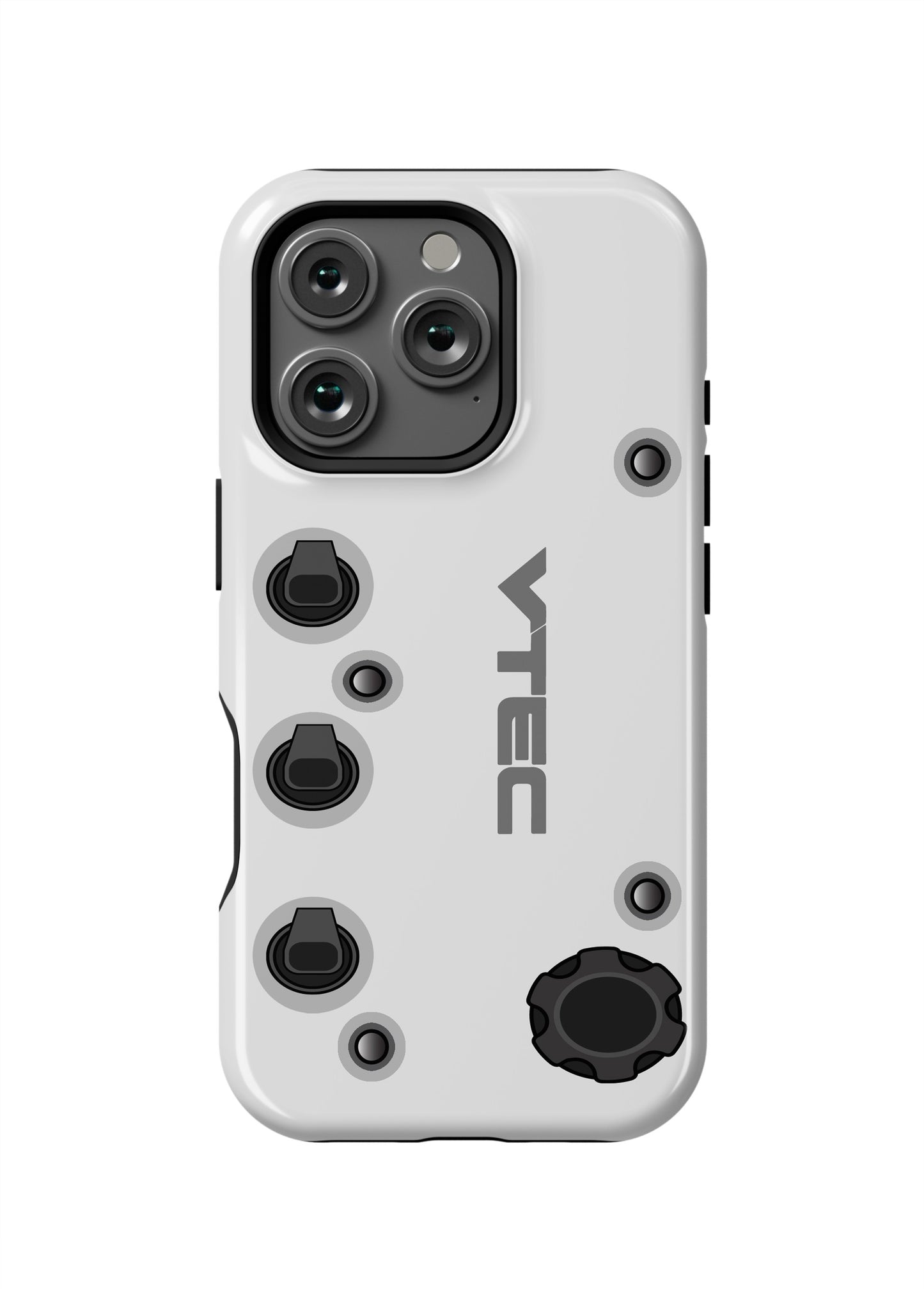 Durable D Series automotive phone case for car enthusiasts