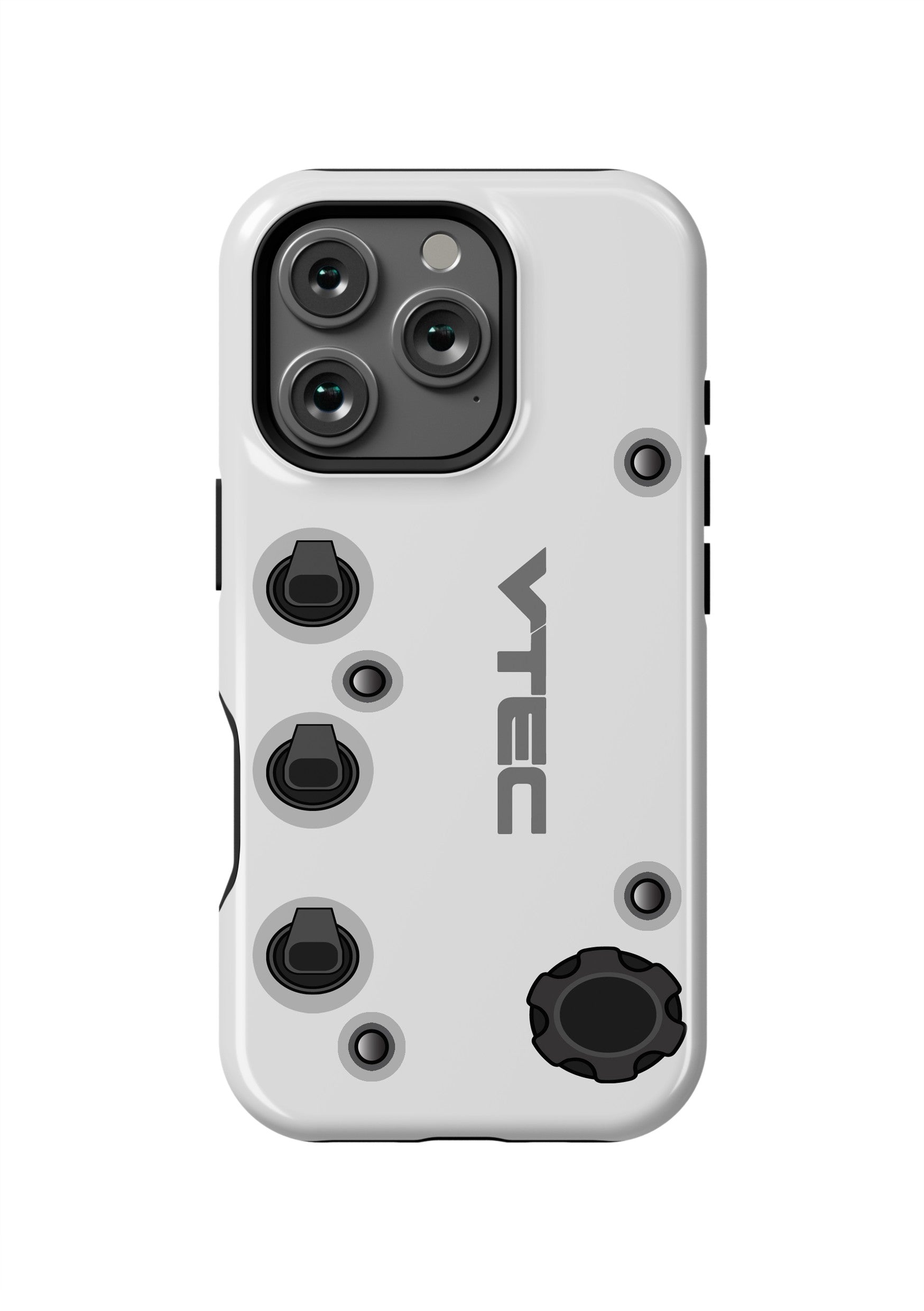 Durable D Series automotive phone case for car enthusiasts