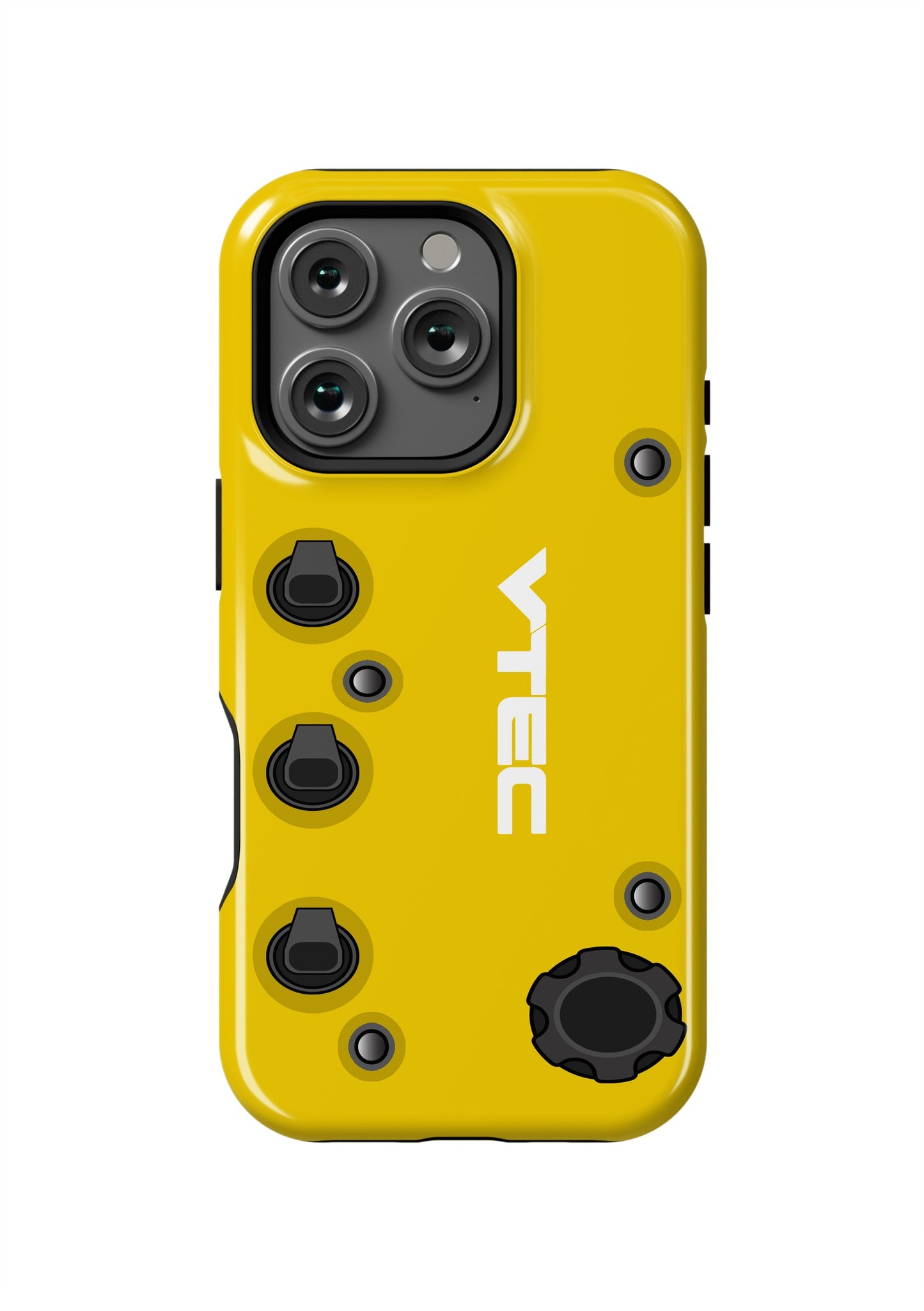Durable D Series automotive phone case for car enthusiasts